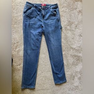 Dickies Women's carpenter/ painter Straight Leg Blue Jeans